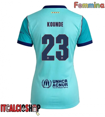 Barcelona Jules Kounde #23 Terza Maglia Femmina 2026-27 Manica Corta
